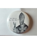 Vintage His Holiness Pope John Paul II Religious Pinback Button Badge Pi... - $19.27 CAD