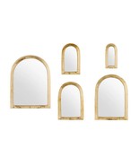Gold brass mirror &quot;Arche&quot;, Brass Arch Mirror, Handmade Mirror, Moroccan ... - $40.00+