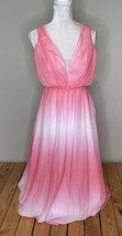 ricauica NWOT women’s Sleeveless ball gown Size M Pink X1 - $23.98