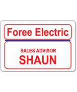 NAME BADGE HALLOWEEN COSTUME PROP SHAUN OF THE DEAD MOVIE MAGNETIC FASTENER - $298.98 MXN
