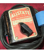Sears Robuck &amp; Co. Allstate Toy Transformer No. 309AS 115V AC 25 Watts 6... - $18.56