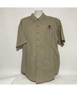 Rivers End Winchester Men&#39;s X-Large Button Down Short Sleeve Khaki Shirt - $329.72 MXN