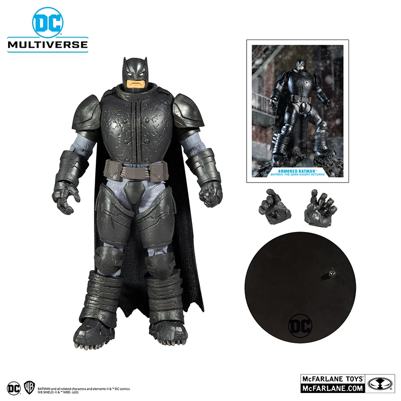 Spot McFarlane DC Comic Doll Night Knight Heavy Armor Batman Action Figure - £29.32 GBP
