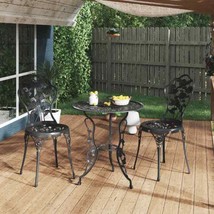 Antique Style Outdoor Garden Patio 3pcs Metal Bistro Set With 2 Chairs &amp;... - $248.16+