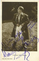 CHARLES WILLY KAYSER 1926 Silent Film Postcard INSCRIBED BY CHARLES WILL... - £99.91 GBP