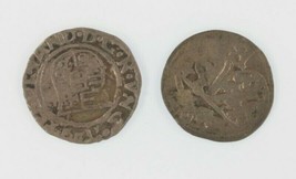 Medievale Europa 2-Coin Lotto 15th Century Bamberg 16th Century Ungheria - £39.45 GBP