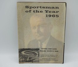 Allegheny County Pittsburgh Pa Deportista De Año Programa 1965 Joseph Barr - £59.06 GBP