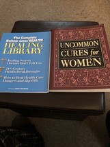 Two Books on Healing Uncommon Cures for Woman &amp; Healing Library - £7.34 GBP