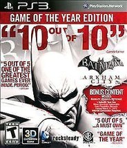 Batman: Arkham City -- Game of the Year Edition (Sony PlayStation 3, 2012) PS3 - £4.64 GBP