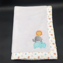 Koala Baby Blanket Lion Elephant Hippo Plush Fabric Trim Leaves - $24.99