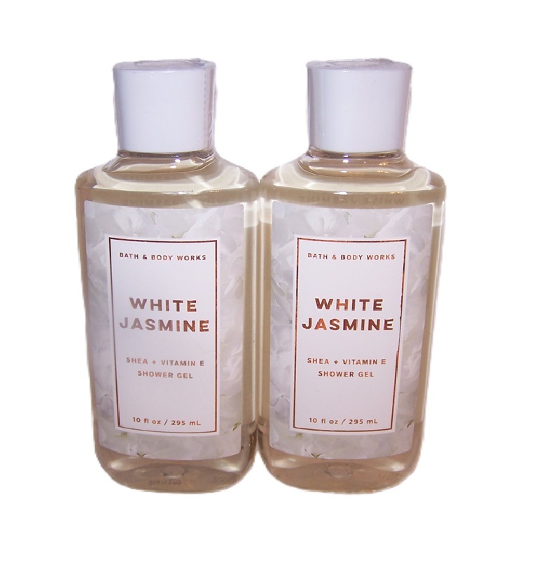 White Jasmine Shower Gel Bath & Body Works 10 oz each 2 Pack