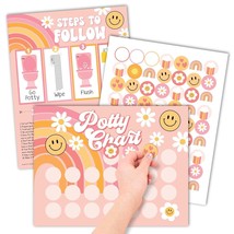 Retro Potty Training Chart | Sticker Charts | Early Education - $21.99