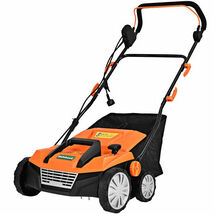 15 Inch 13 Amp Electric Scarifier with Collection Bag and Removable Blad... - $169.39