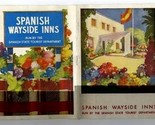 Spanish Wayside Inns Booklet 1930&#39;s Spanish State Tourist Department - $39.56
