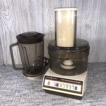 Vintage General Electric Food Processor/ Blender multi speed D1FP2  Works Great! - £25.87 GBP