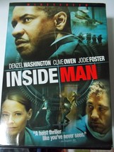 Inside Man (Widescreen Edition), DVD Denzel Washington, Clive Owen, Jodie F - £4.55 GBP