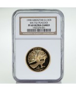 1998 Gibraltar 1/2 Oz. .9999 Gold 1/2 Crown Peacock NGC PF69 Ultra Cameo... - €3.289,47 EUR