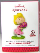 Peanuts Sally&#39;s Spring Bouquet 2014 Hallmark Christmas Holiday Ornament NIB - £9.90 GBP