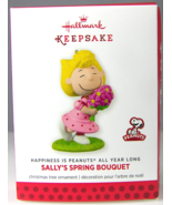 Peanuts Sally&#39;s Spring Bouquet 2014 Hallmark Christmas Holiday Ornament NIB - £9.94 GBP