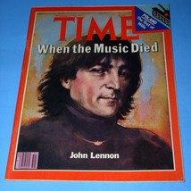 John Lennon Time Magazine Vintage 1980 Tribute* - £23.63 GBP