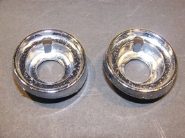 1966 Chrysler Newport Radio Knob Bezels Oem New Yorker 300 Town &amp; Country - £33.62 GBP