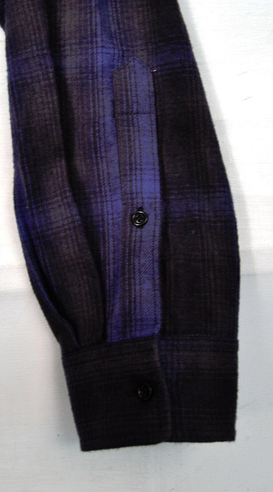Idol Radec Blue Grey Plaid LS Button Flannel Shirt XL X-Large Item image 11