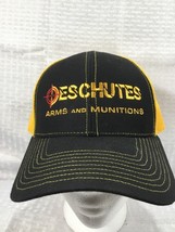 Deschutes Arms &amp; Munitions Cap/Hat. SnapBack. Richardson. Black/Yellow - £17.07 GBP