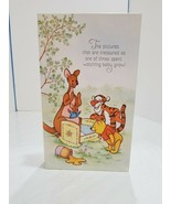 Hallmark 1981 Walt Disney Pooh Mrs Kanga Friends Photo Album 20 Clear Page - $15.99