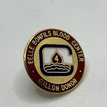 Belle Bonfils Blood Center Gallon Donor Healthcare Enamel Lapel Hat Pin - £4.64 GBP