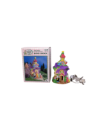 Vintage Cottontale Cottages Hand Painted Lighted Porcelain Bunny Church ... - $238.73 MXN