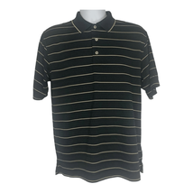 PGA Tour Men&#39;s Golf Striped Short Sleeved Polo Shirt Size Medium - $18.70