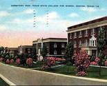 Dormitory Row Texas State College for Women Denton TX-14 Postcard PC6 - £4.00 GBP