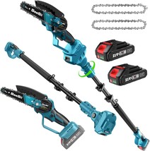 Seesii Ps610 2-In-1 Cordless Pole Saw &amp; Mini Chainsaw, 6-Inch Brushless Chain - $191.94