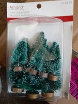 New! Ashland Christmas Tiny Treasures Set of 7 Mini Trees, Various Sizes new - £3.88 GBP