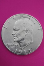 Gem BU 1971 S Ike Eisenhower 40% Silver Dollar You Get Same Coin In Pics... - $19.99