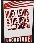 HUEY LEWIS - VINTAGE ORIGINAL CONCERT TOUR CLOTH BACKSTAGE PASS *LAST ONE* - £7.83 GBP