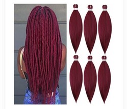 Xiaofeng 6 Packs/Lot Pre Stretched Braiding hair for Girls 20 Inch Ombre... - $15.35
