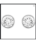 Swarovski Solitaire Stud Earrings Rhodium Plated 5101338  - €46,86 EUR