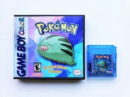 Pokemon Crystal Clear v2.5.10 Custom Game / Case Gameboy Color (USA Seller) - £23.59 GBP