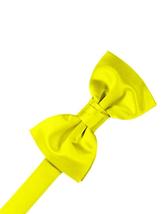 Lemon Luxury Satin Kids Bow Tie - £11.80 GBP