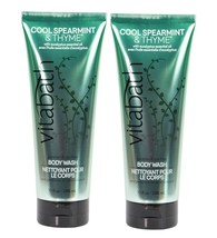 Vitabath Cool Spearmint and Thyme Body Wash 10 Ounces - 2 Pack - £39.76 GBP