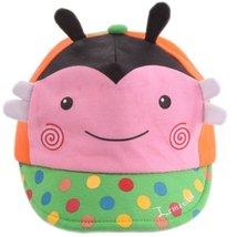 Infant Sun Protection Hat Baby Beaked Cap Toddler Floppy Cap Cute Bee Pink