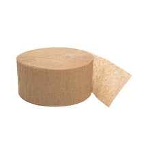 24m Gold Coloured Crepe Paper Streamers  - $4.00