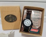 Coleman Watch Timegear Water Resistant Scratch Resistant In Box Brown - $24.70