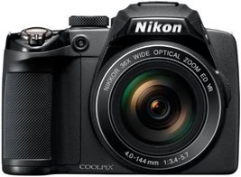 Nikon Coolpix P500 12.1 Cmos Digital Camera With 36X Nikkor Wide-Angle, Black - £139.80 GBP