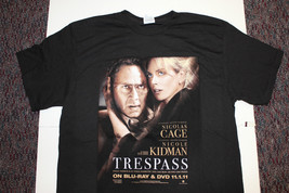 TRESPASS - MOVIE BLU-RAY &amp; DVD RELEASE PROMO T-Shirt - Size LARGE - Cage... - $9.99