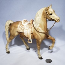 VTG Breyer 112 Cheyenne Western Prancing Horse Palomino Saddle &amp; Reins - £26.03 GBP