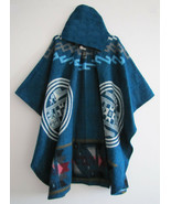 Alpaca Poncho with Hood | Soft and Comfortable Wool | Navajo Design Hand... - $69.90