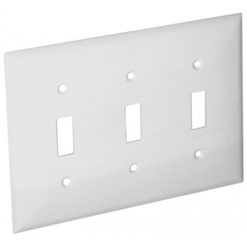 OP3-W 3-G Wall Plate - Switch White - $0.78