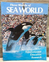 Three Worlds of Sea World Souvenir Book Entertainment Education Research... - $16.97
